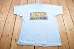 Vintage 1984 KS94 Fm Radio Station Graphic Screen Stars T Shirt