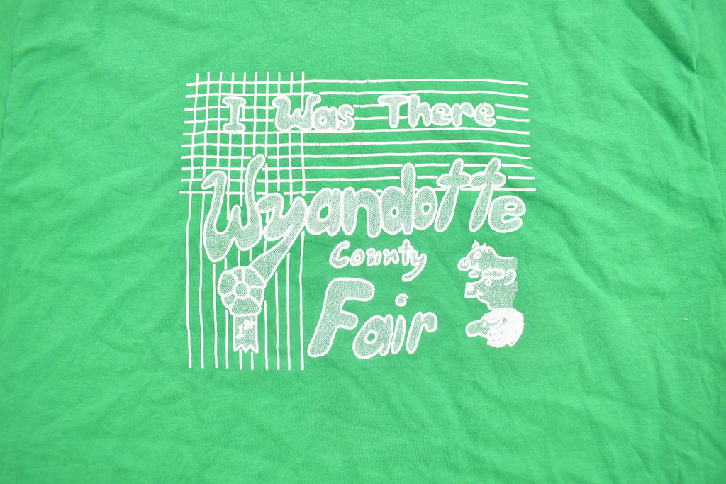 Vintage 1980s I Was There County Fair Graphic T Shirt