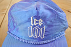 Vintage 1990s Ice 101 Snapback Rope Trucker Hat  90's Embroidered Ice Cap