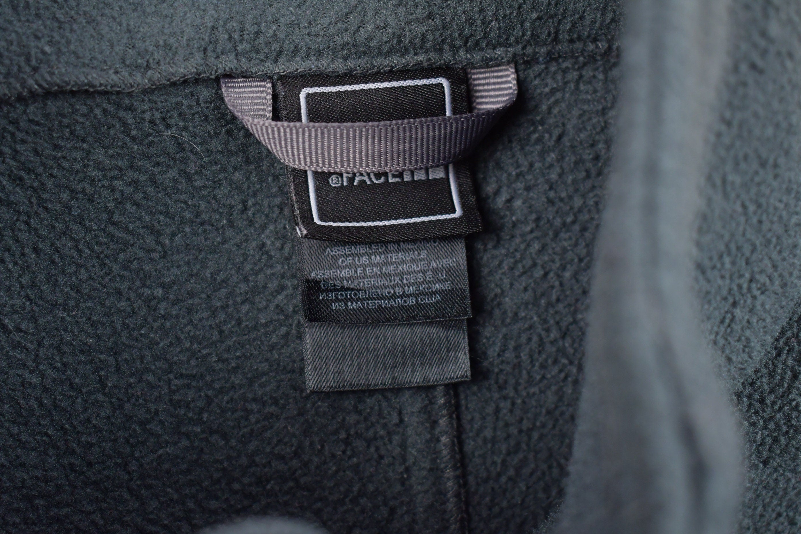 Vintage 1990s North Face Fleece Zip Up Sweater