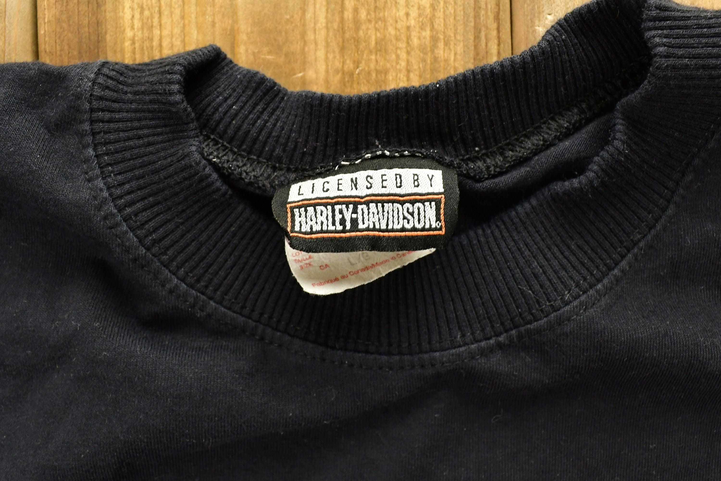 Vintage 1990s Harley Davidson Motorcycles Niagara Falls T-Shirt