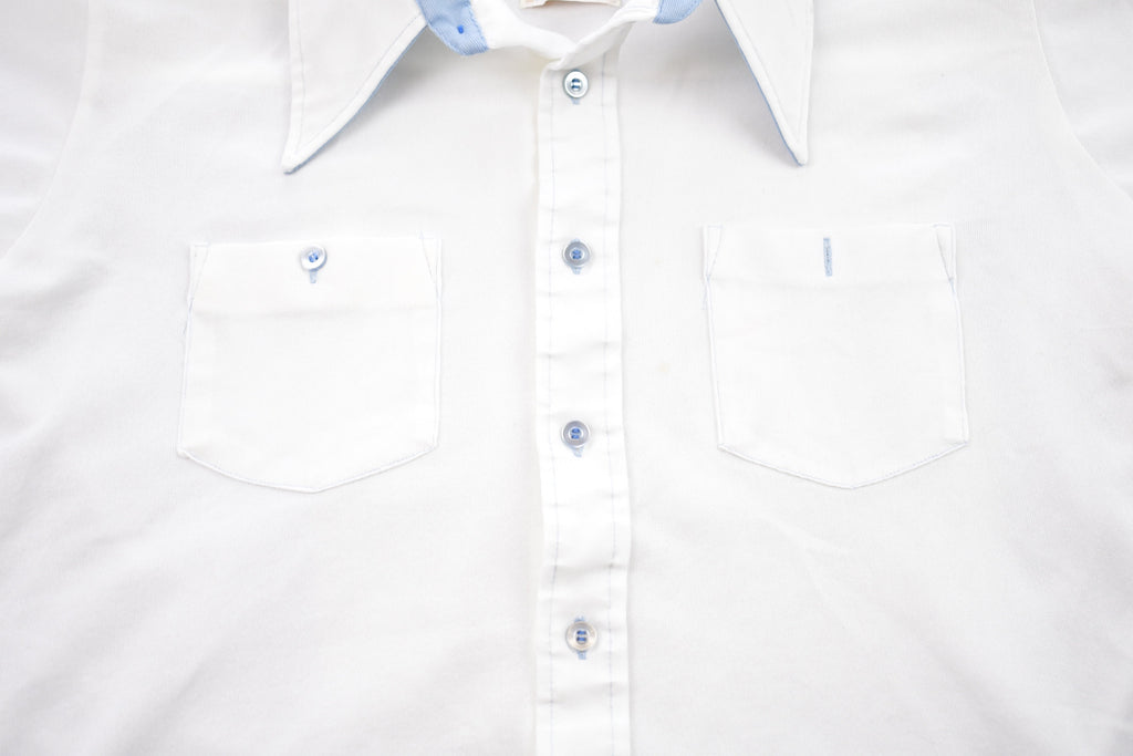 Vintage 1980s Double Exposure Short Sleeve Button Up Shirt