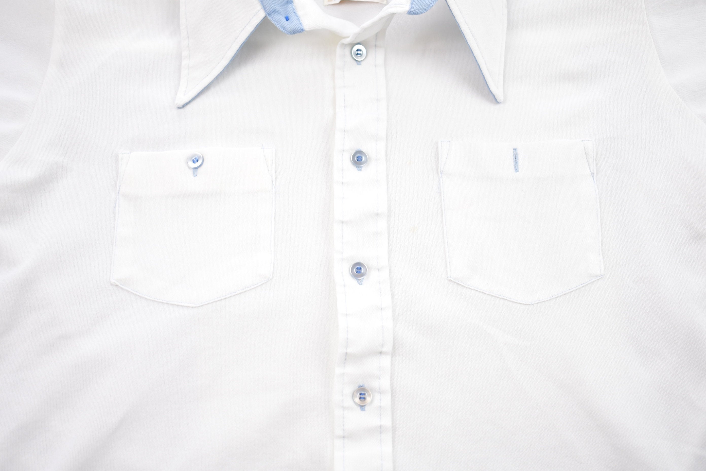 Vintage 1980s Double Exposure Short Sleeve Button Up Shirt