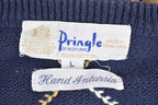 Vintage 1990s Pringle Knit V Neck Sweater