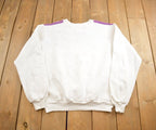 Vintage 1990s Alaska Dancing Polar Bears Souvenir Travel Crewneck Sweatshirt Made In USA