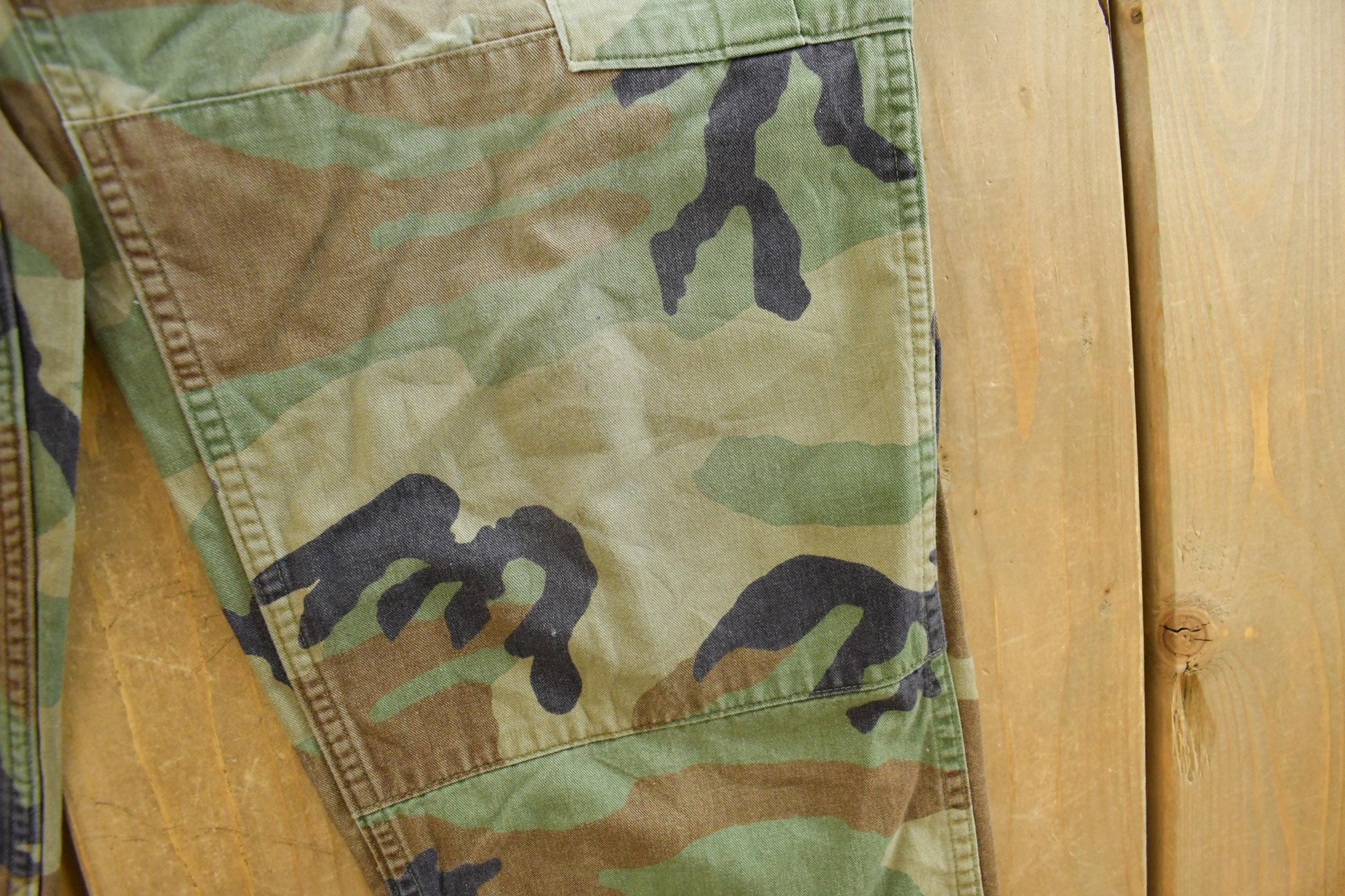 Vintage 2000s Army Military Woodland Camo Cargo Pants Men's Medium