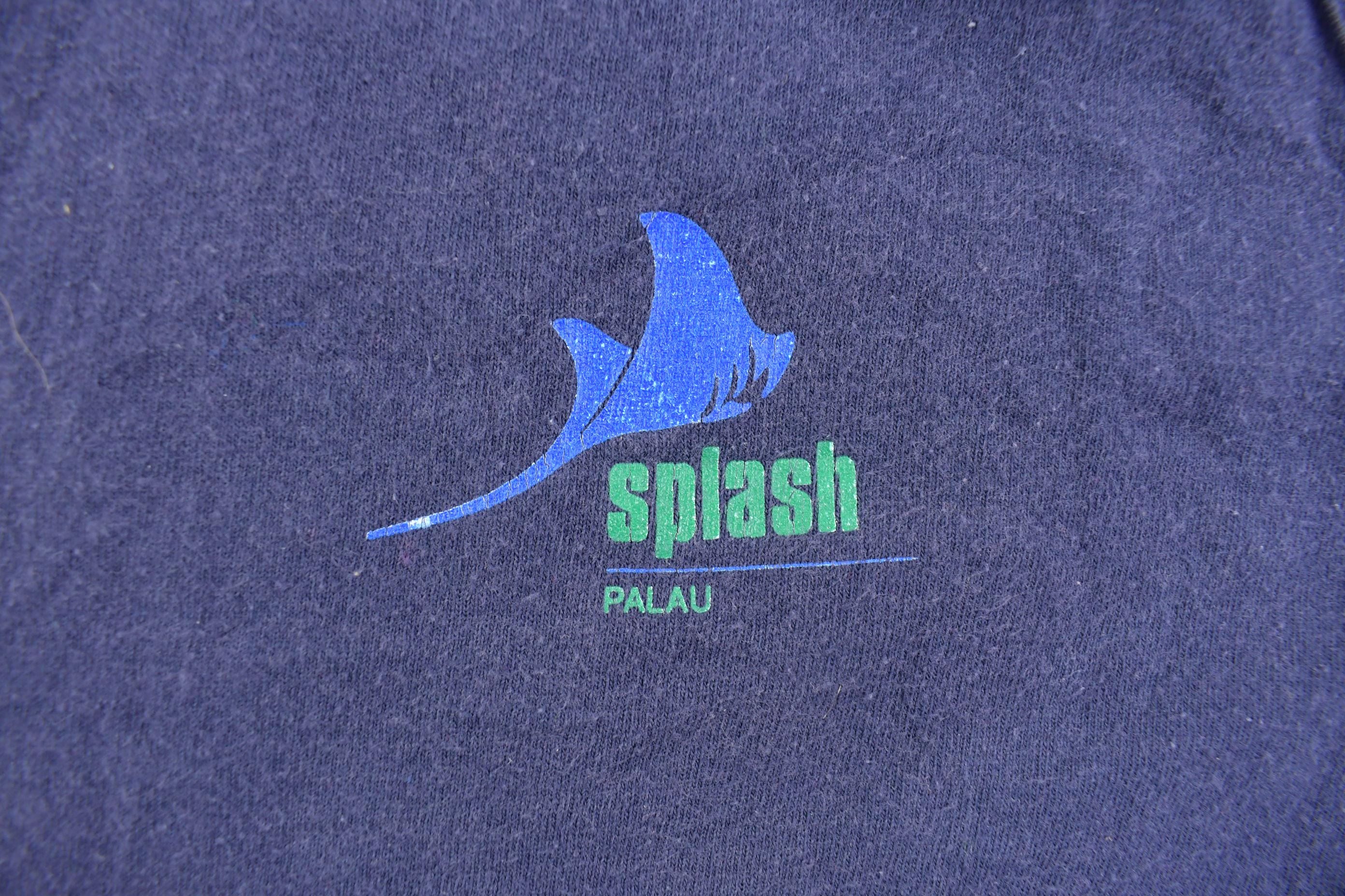 Vintage 1990s Splash Palau Tourist Tank Top Made In USA