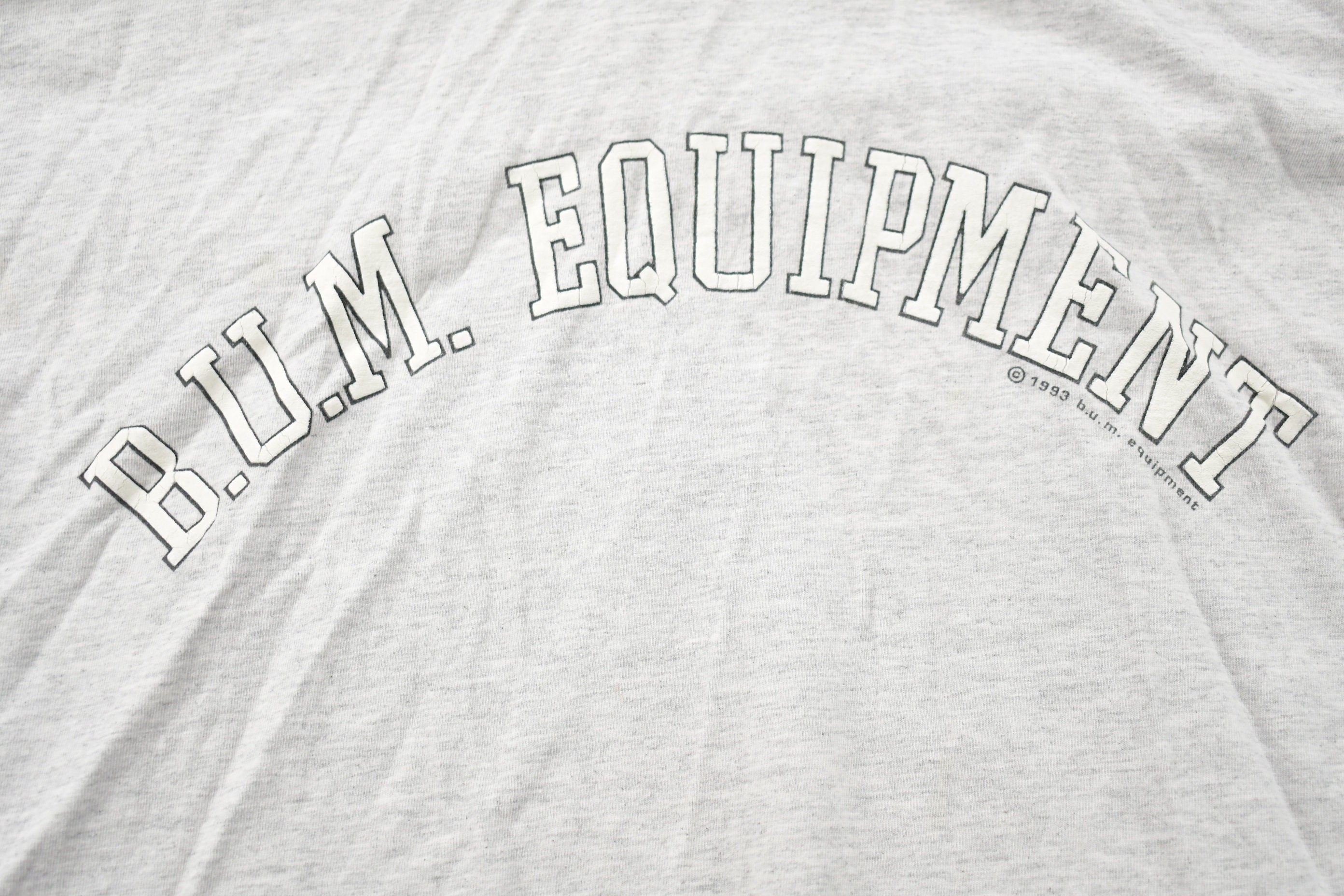 Vintage 1990s Short Sleeve B.U.M. Graphic Hoodie