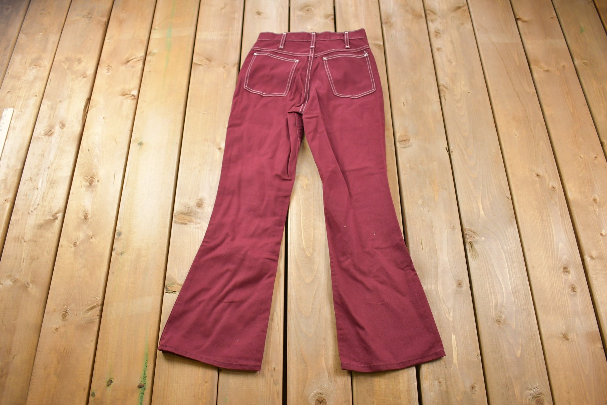 Vintage 1970s JC Penny Bell Bottom Denim Jeans Size 26 x 27