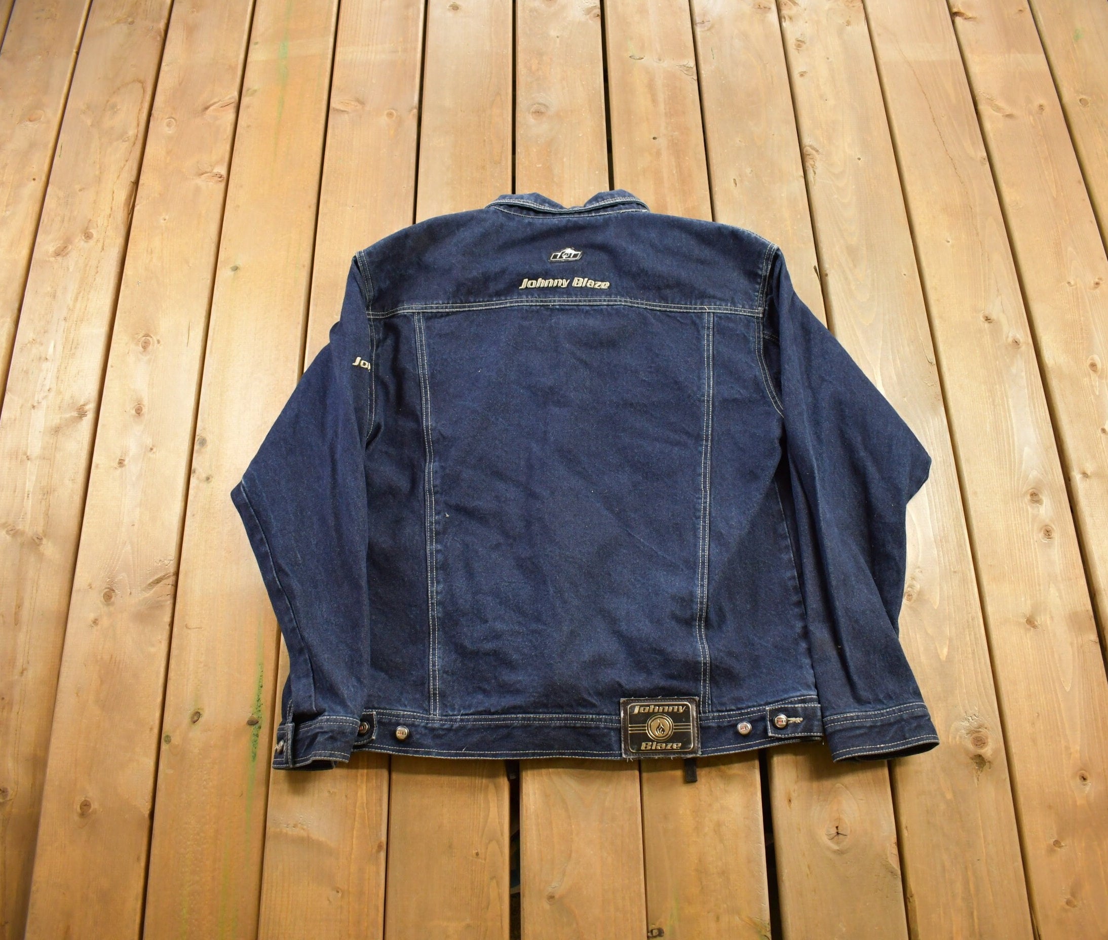Vintage 1990s Johnny Blaze Denim Jean Jacket