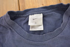 Vintage 1990s Nike Embroidered Middle Swoosh Long Sleeve Shirt