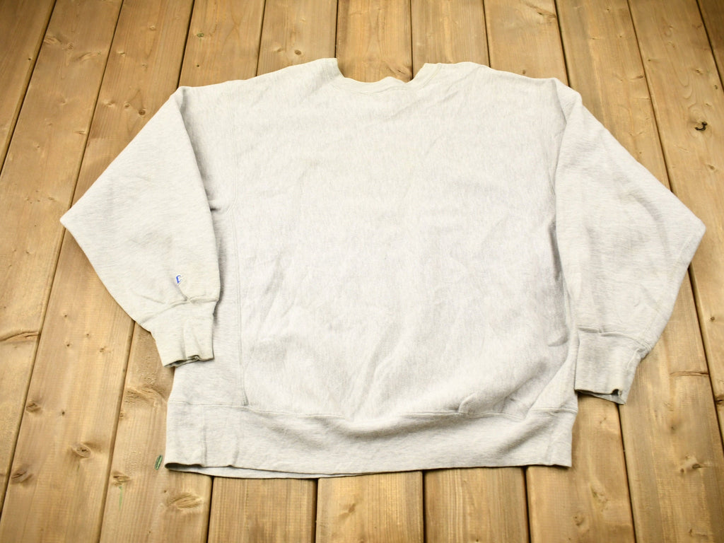Vintage 1980s Michigan State University Champion Reverse Weave Warmup Crewneck