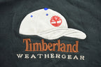 Vintage 1990s Timberland Weathergear Ball Hat Embroidered Crewneck Sweatshirt