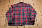 Vintage 1950s Pendleton Pure Wool Made In USA Button Up Shirt