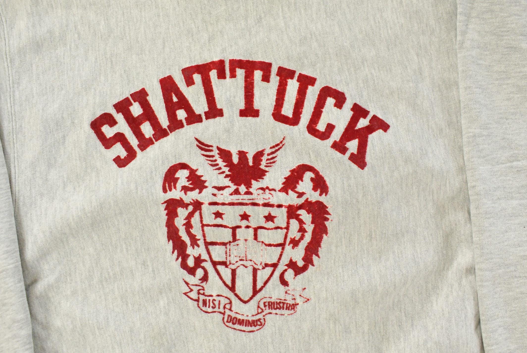 Vintage 1980s Shattuck St Mary's Champion Reverse Weave Crewneck Sweatshirt Men's L