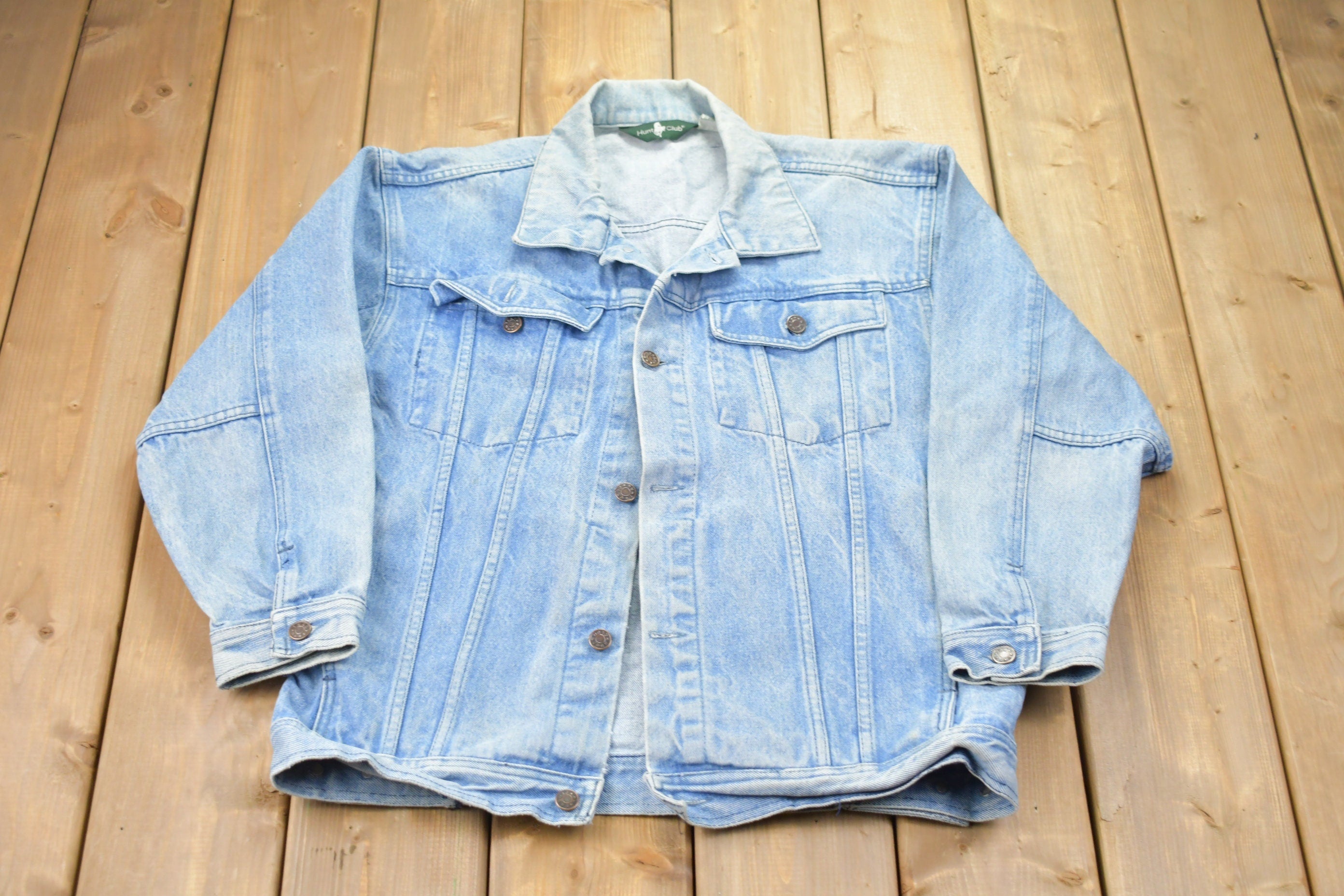 Vintage 1990s Hunt Club Denim Jean Jacket