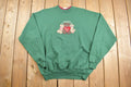 Vintage 1990s Cute Teddy Bear and Bunny Crewneck Sweater