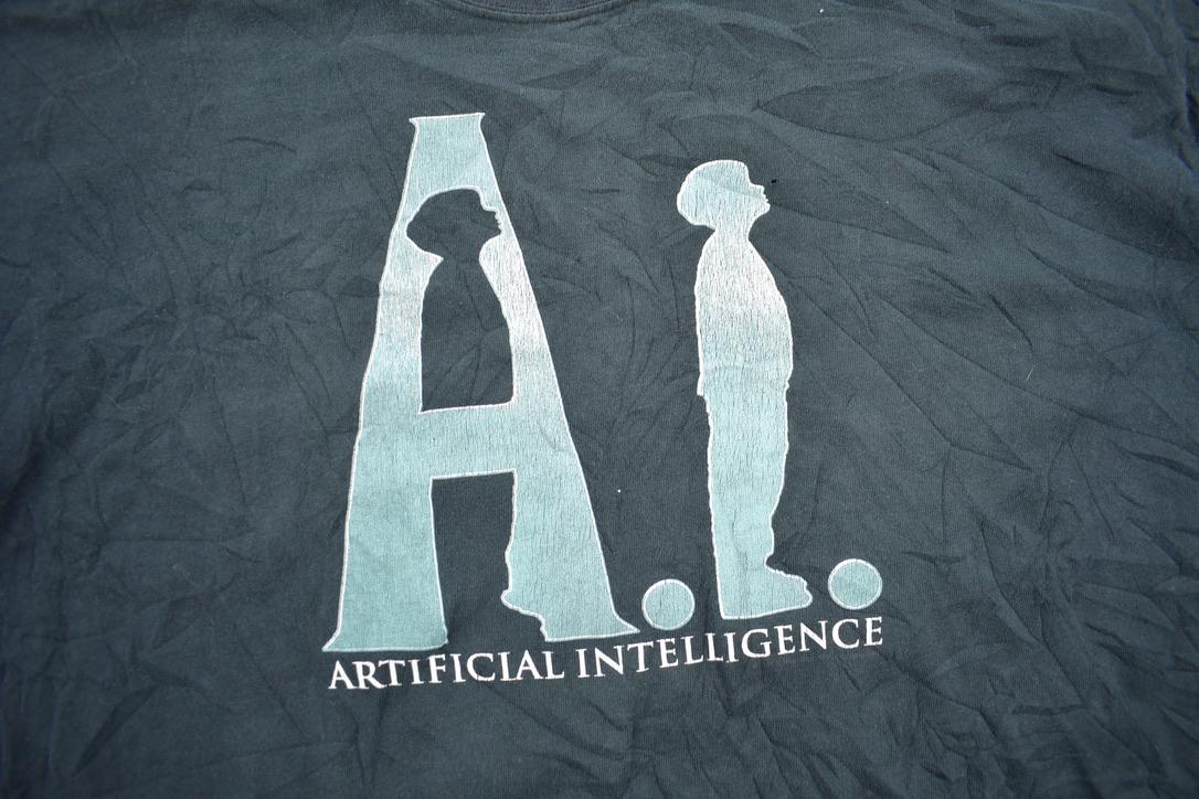 Vintage 2001 A.I Artificial intelligence Movie Promo T-shirt