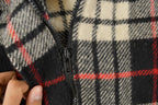 Vintage 1980s Orvis Wool Tartan Plaid Quarter Zip Pullover Jacket Men's Large
