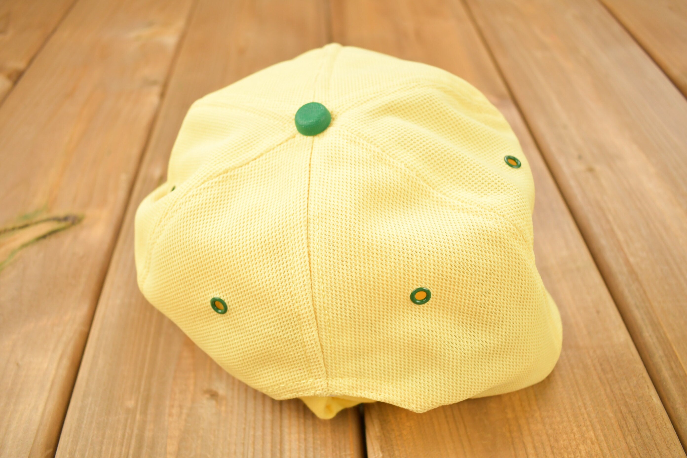 Vintage 1990s MSA Safety Company Yellow Snap Back Hat