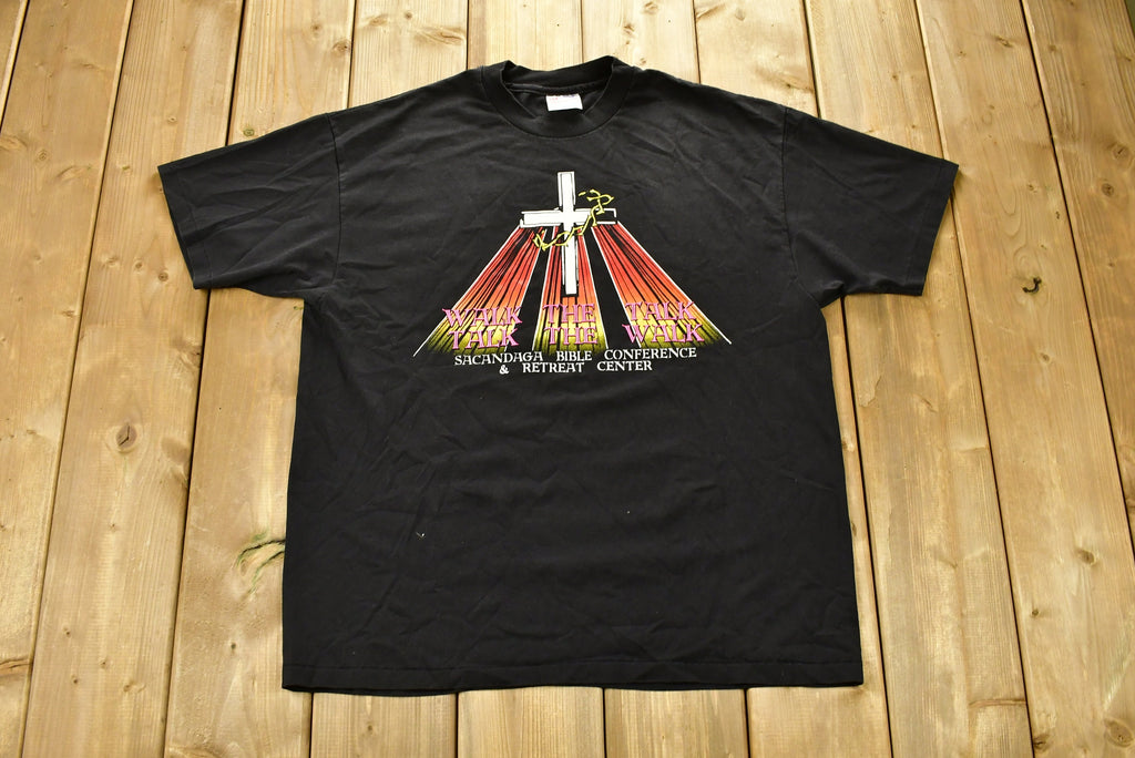 Vintage 1990s Sacandaga Bible Conference & Retreat Center T-Shirt