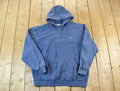 Vintage 1990s Nike Embroidered Mini Swoosh Hoodie Sweatshirt Mens XL
