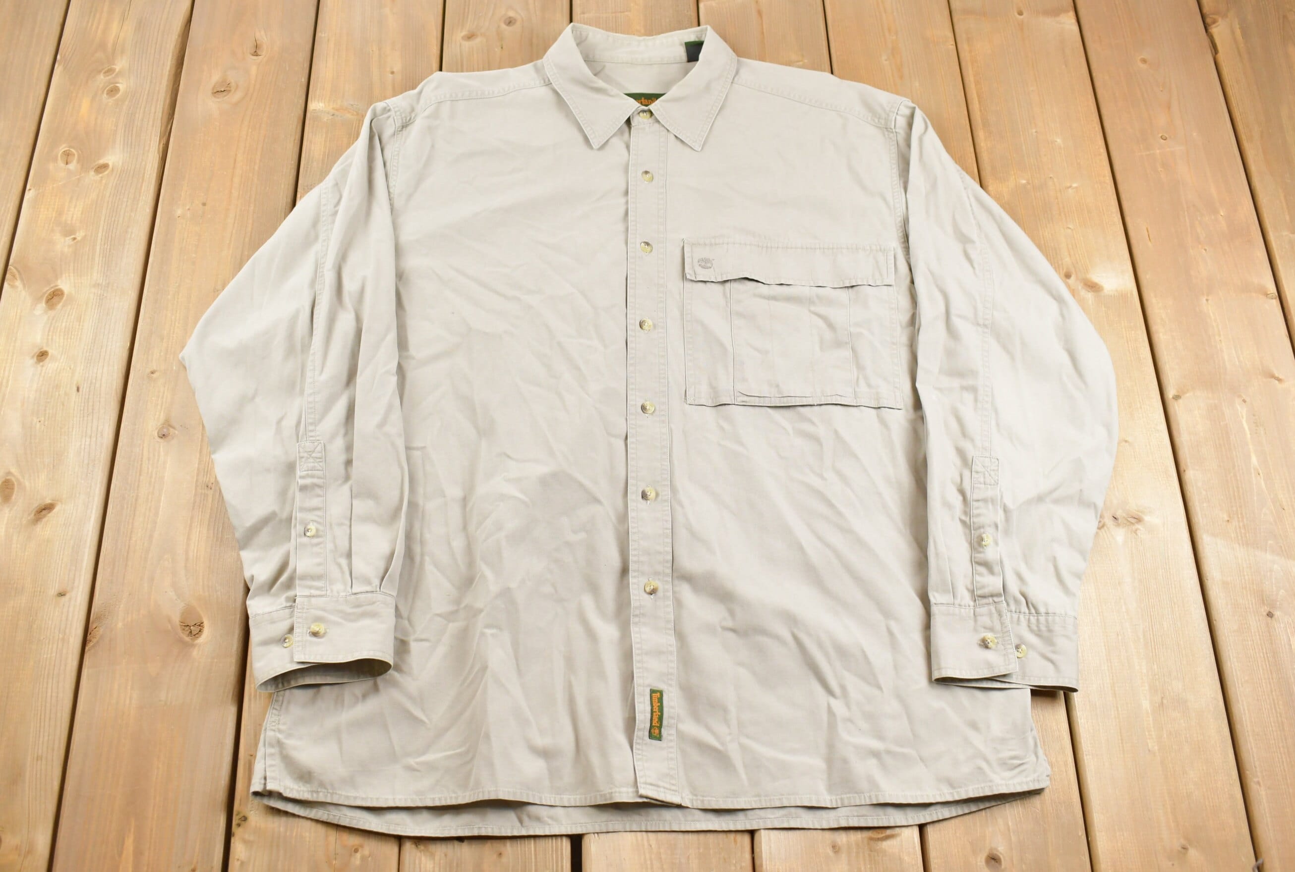 Vintage 1990's Button Up Timberland Shirt