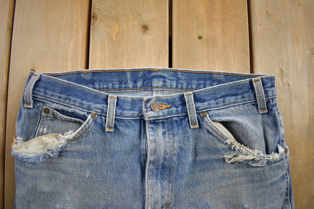 Vintage 1990s Dickies Distressed Jeans Size 32x34