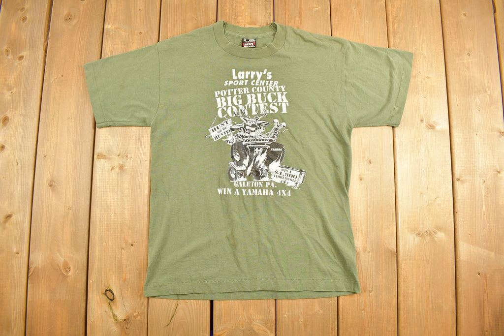 Vintage 1990s Buck Hunting Galeton PA Graphic T-Shirt Streetwear