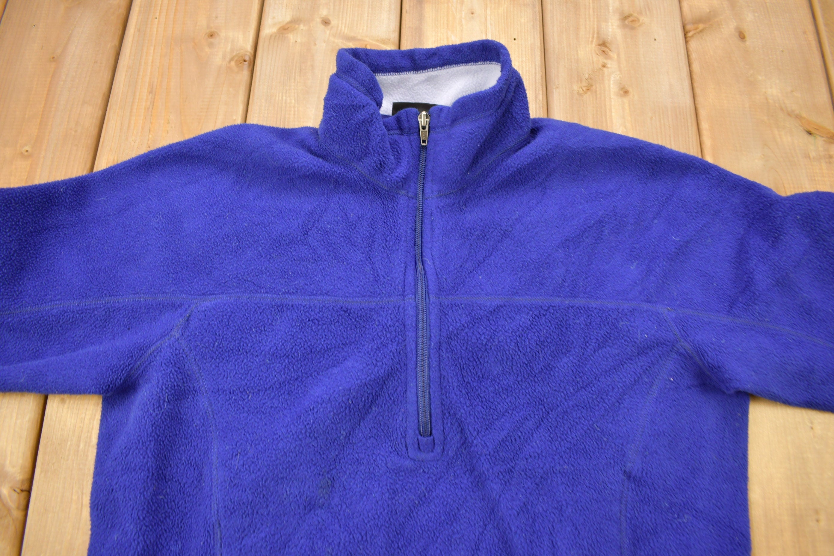 Vintage Y2K Patagonia Purple Half Zip Fleece Sweatshirt