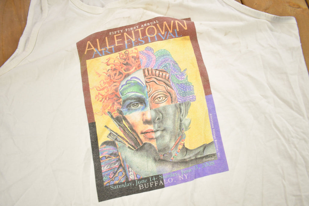 Vintage 1990s Allenstown Art Festival Souvenir Tank Top