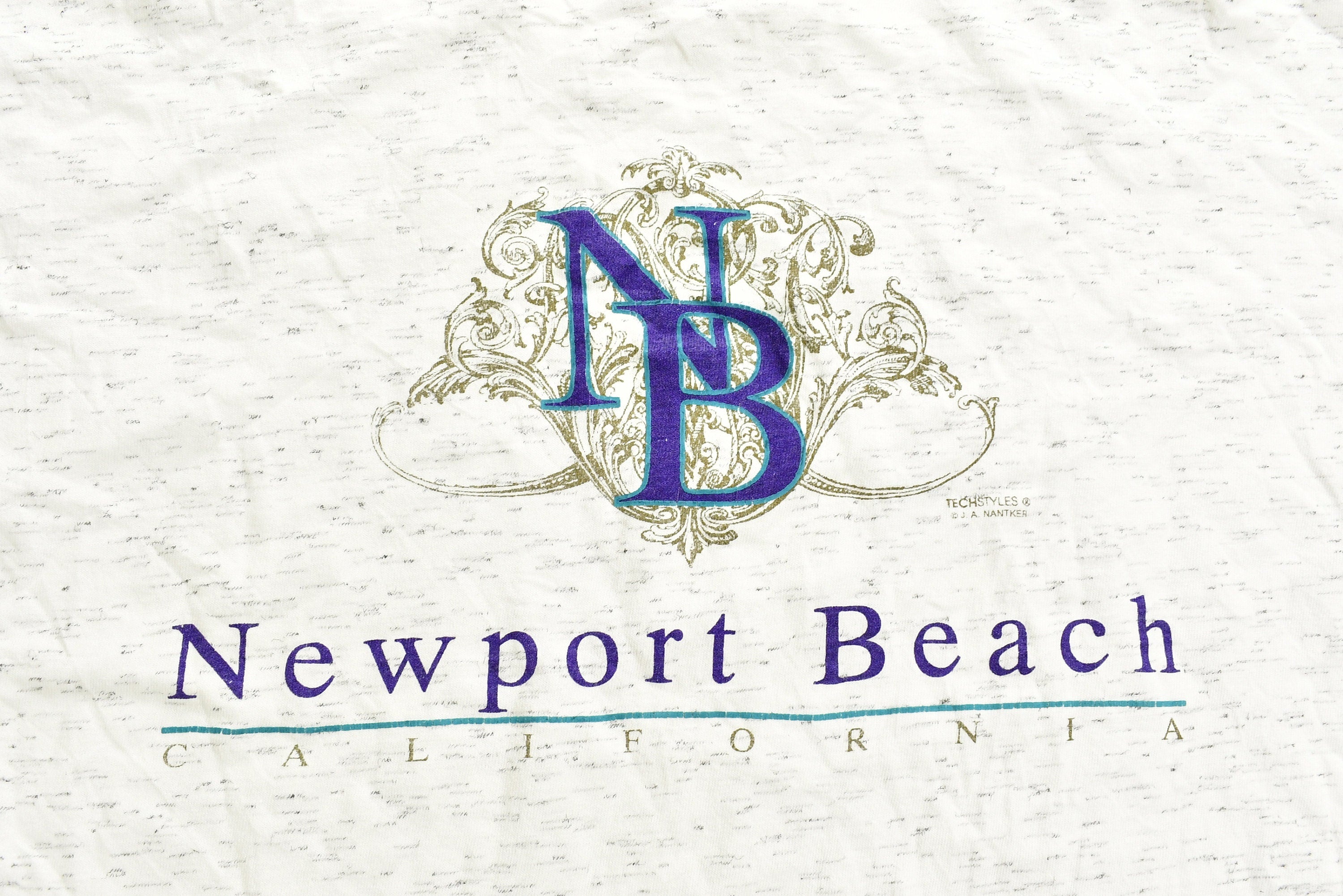 Vintage 1990s Newport Beach California T-Shirt