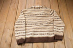 Vintage 1990s Susan Bristol Curling Knitted Sweater