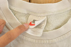 Vintage 1990s Nike Embroidered Mini Swoosh Crewneck Sweatshirt Men's Large