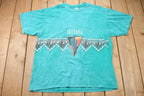 Vintage 1991 Arizona Cactus Double Sided Graphic T-Shirt