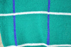 Vintage 1990s Russ Knit Abstract Pattern Crewneck Sweater Vest