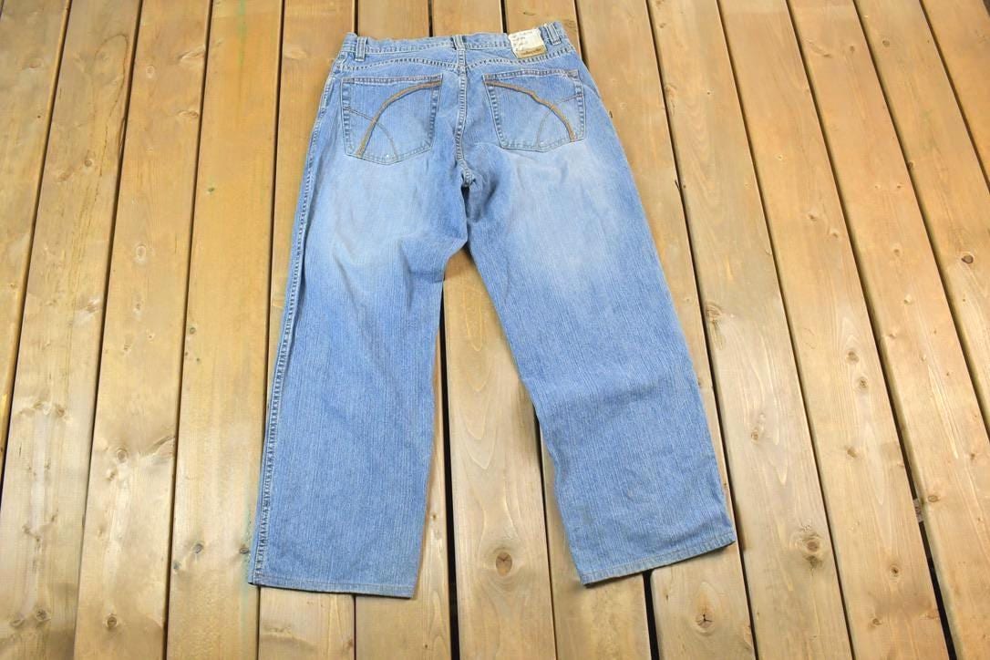 Vintage 1990s Pelle Pelle Denim Wide Leg Jeans Size 34x34