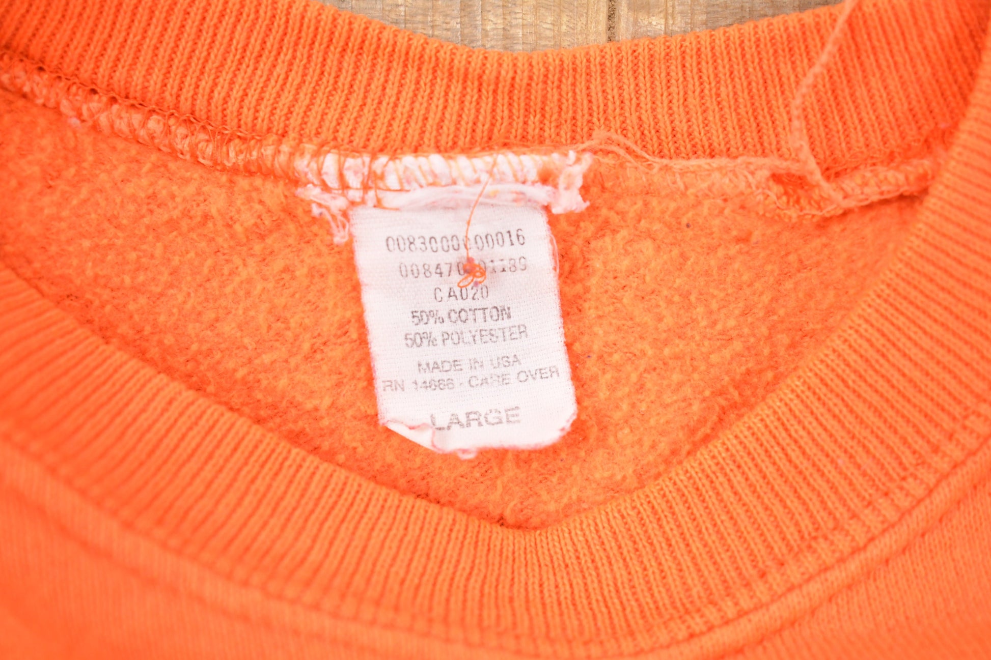 Vintage 1980s Blank Raglan Crewneck Sweatshirt