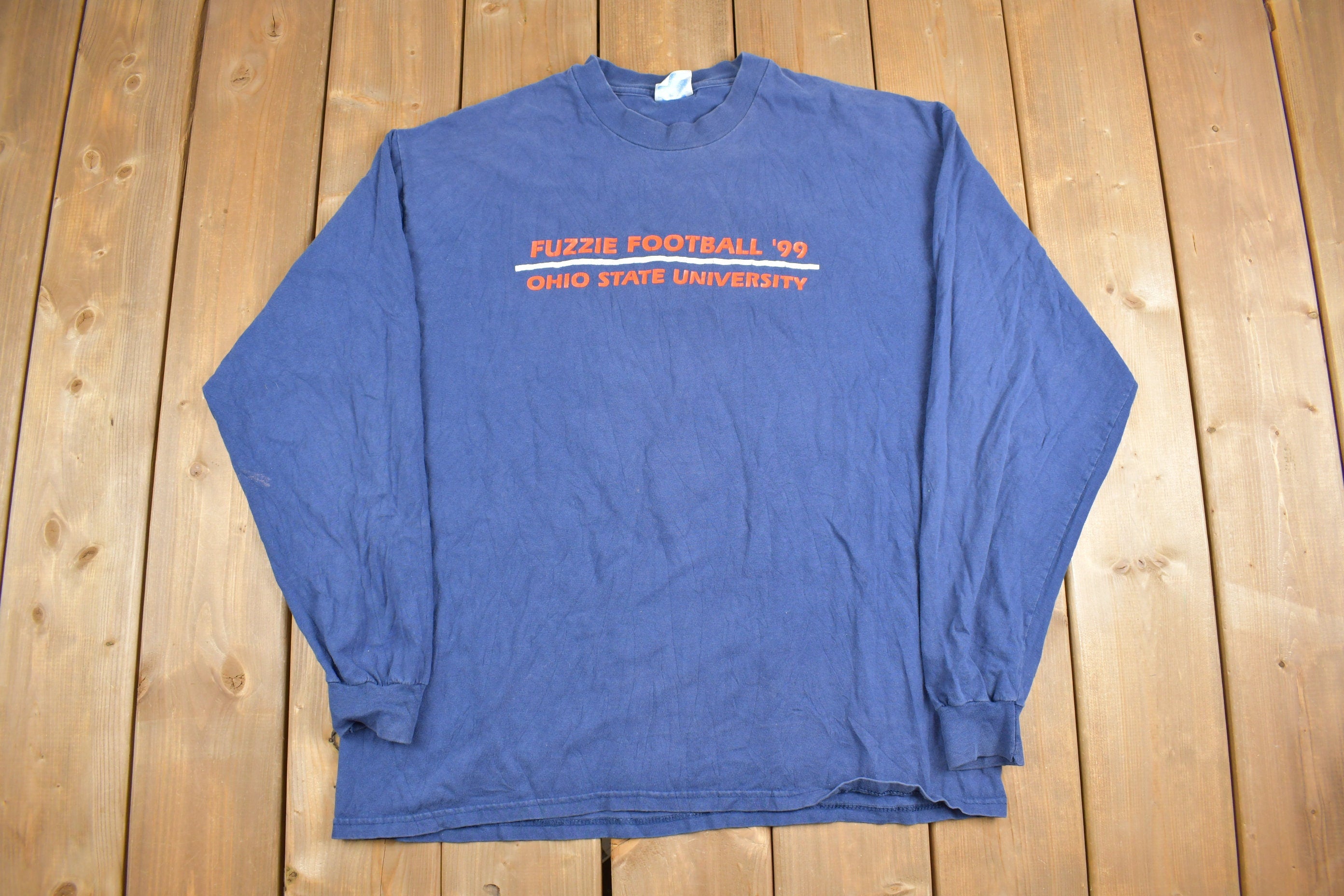Vintage 1990s Ohio State University Collegiate Long Sleeve T-Shirt