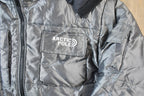 Vintage 1990s America Arctic Pole Silver Puffer Long Ski Snowboard Jacket