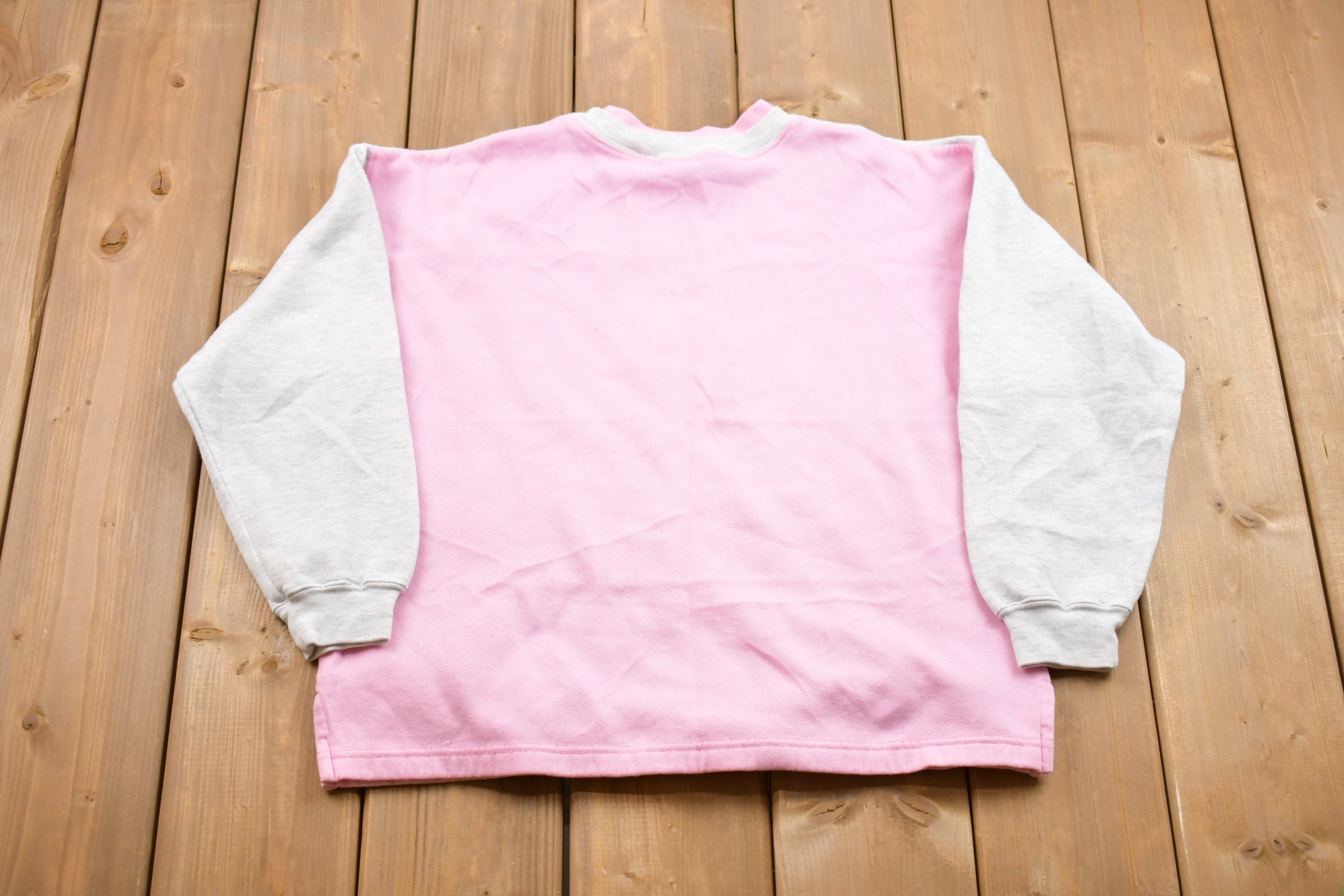 Vintage 1990s Color Block Crewneck Sweatshirt