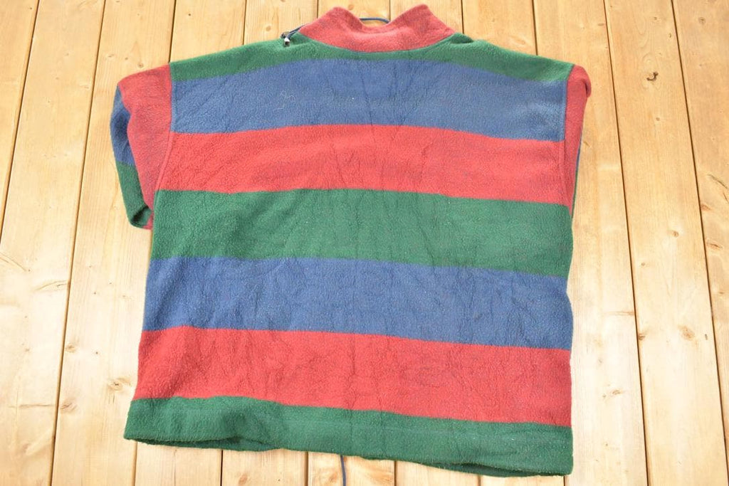 Vintage 1990s Venezia Knit Quarter Zip Sweater Women's XXL