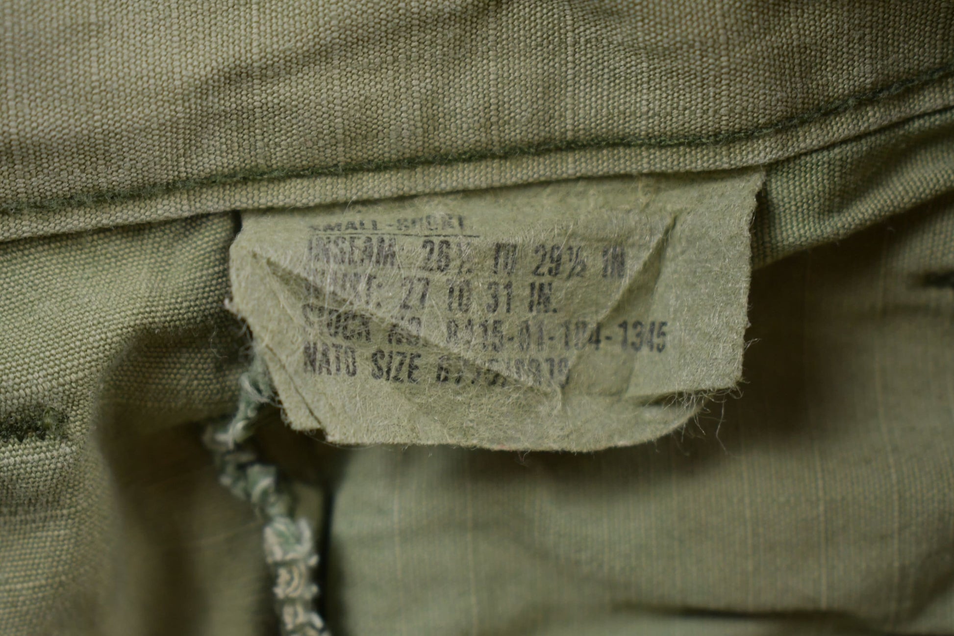 Vintage 2001 Army Military Camouflage Cargo Pants Size 29 x 28