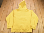 Vintage 1990s Yellow Nike Center Swoosh Hoodie