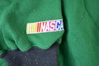 Vintage 1990s Nascar Interstate Batteries Racing Joe Gibbs 18 Crewneck Sweatshirt / 90s Crewneck / Made In USA / Streetwear / Embroidered