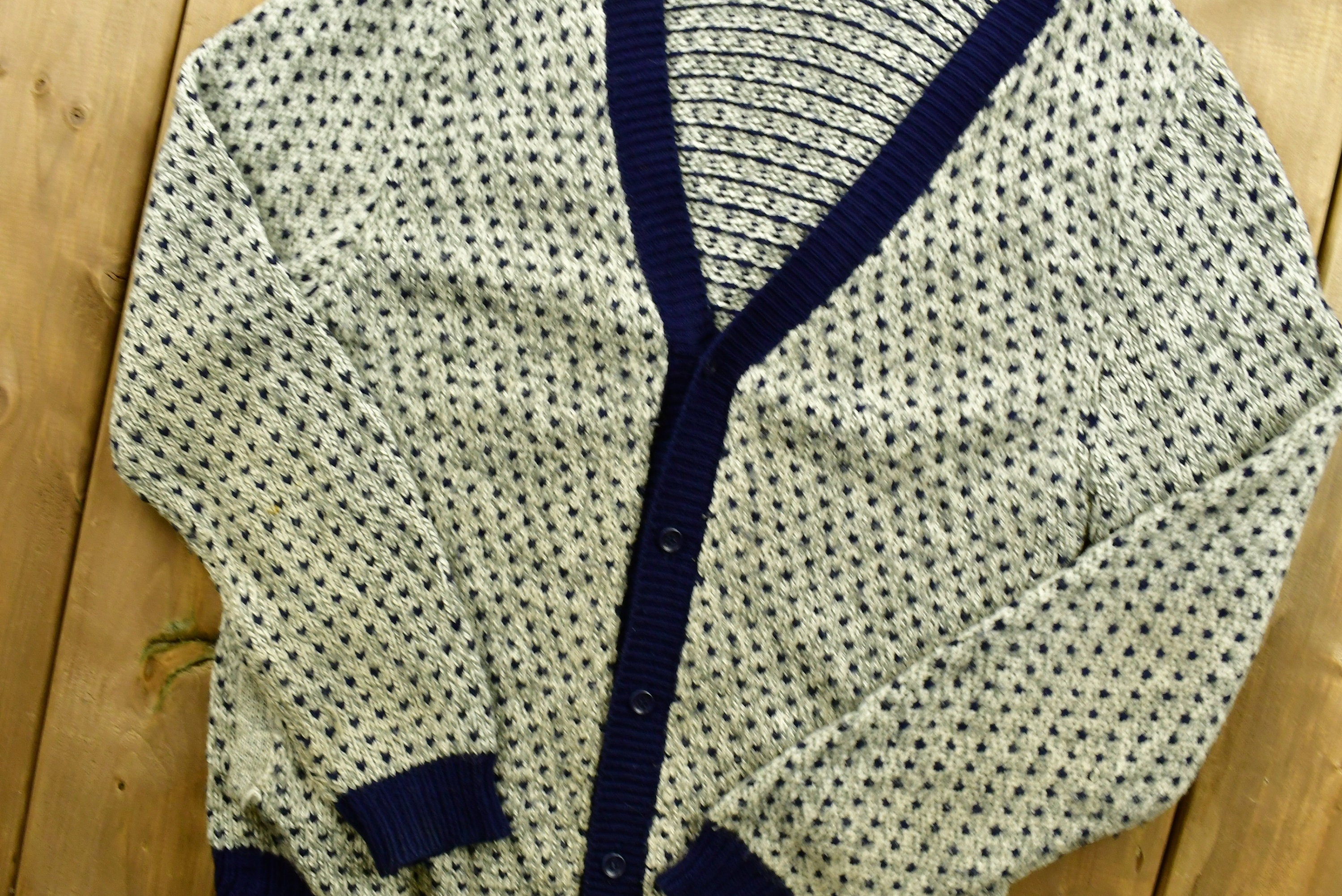 Vintage 90's Knitted Cardigan Sweater