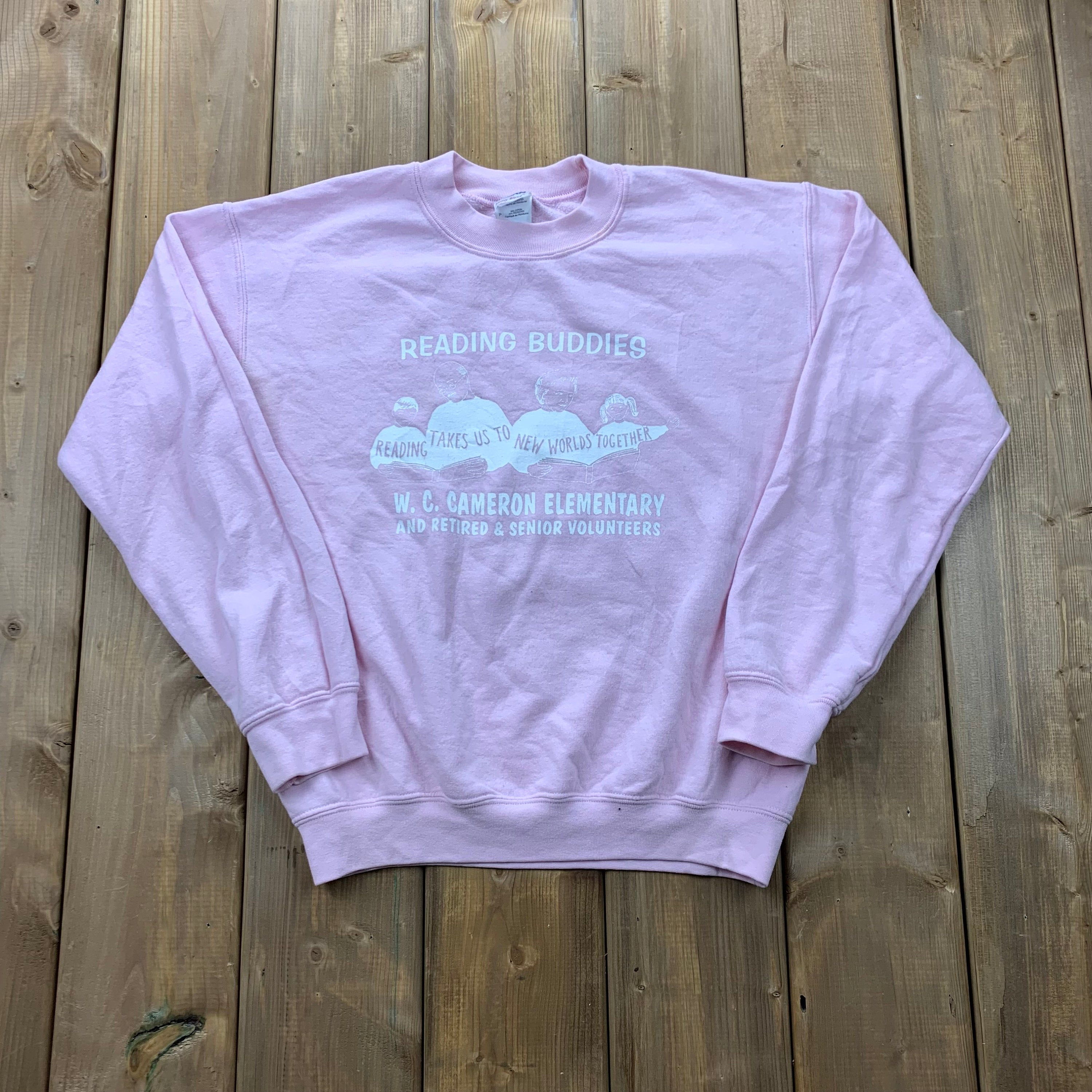 Vintage 1990's Reading Buddies Crewneck Sweatshirt