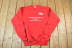 Vintage 1990s Teach The Future Crewneck Sweatshirt