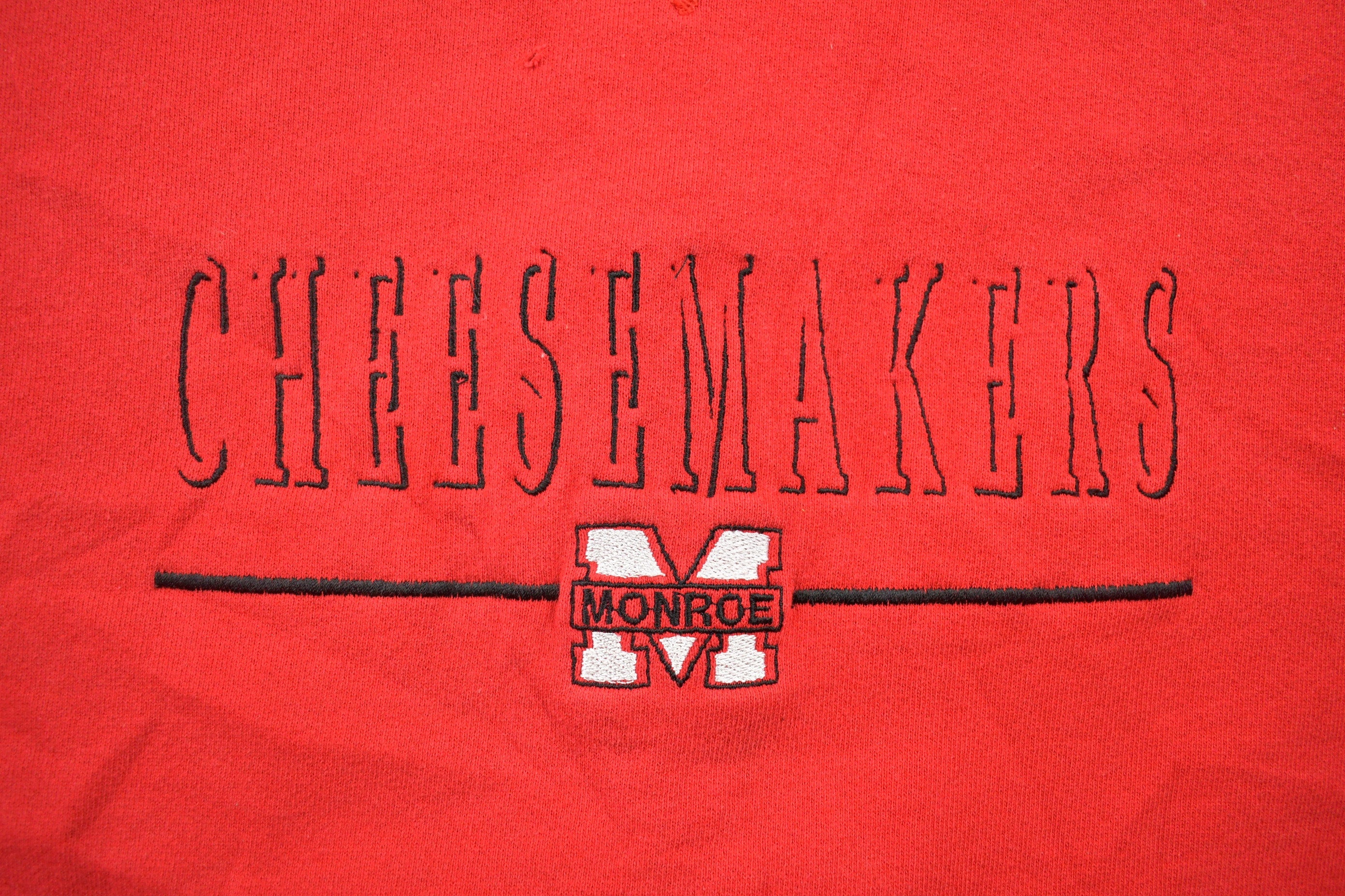 Vintage 1990s Monroe Cheesemakers Collegiate Crewneck