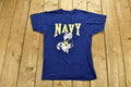 Vintage 1980s NAVY Graphic T-Shirt